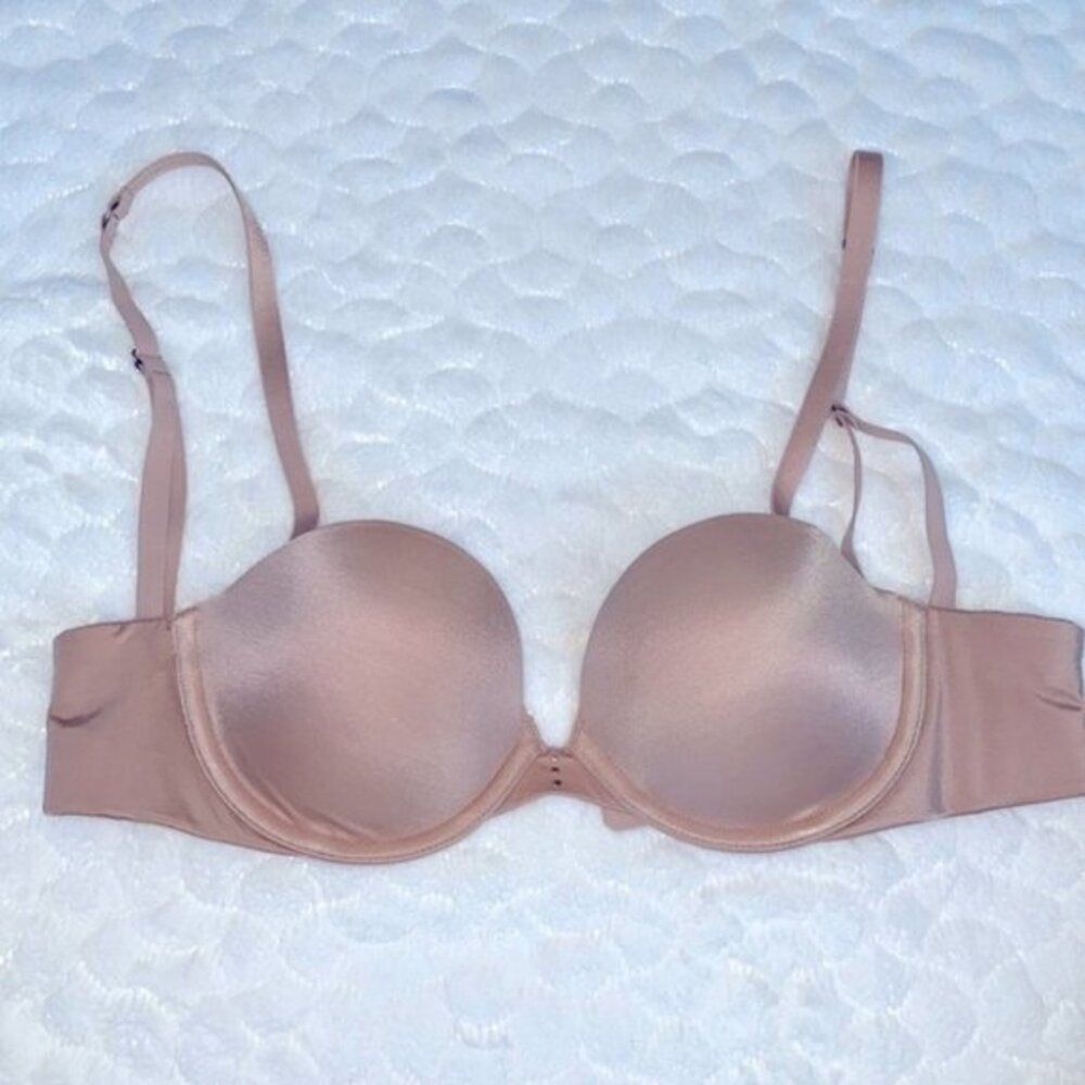 VS‎ Multi -Way Strapless 34A Biofit Beige Bra